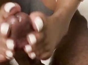 Amateur, Ejaculation sur le corps, Ébène, Énorme bite, Pieds, Point de vue, Assez, Fétiche, Blanc, Bite