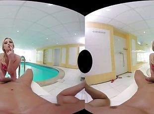 Gruppesex, Pov, Svømmebasseng, 3d