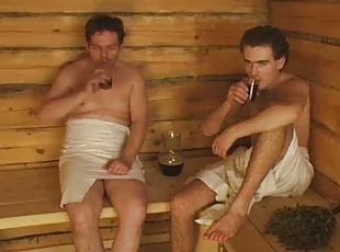 Orgie, Public, Russe, Sexe de groupe, Sauna
