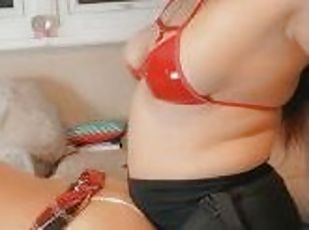 Femme, Amateur, Mari, Assez, Petit ami, Bisexuels, Femme dominatrice