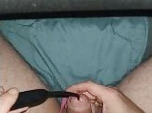 masturbare-masturbation, amatori, jet-de-sperma, jucarie, laba, chilotei, sperma, sperma-sperm, fetish, solo