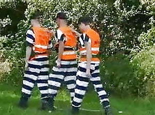 Armée, En plein air, Amateur, Gay, Bdsm, Bondage, Prison (Prison), Enchaînées, Militaire