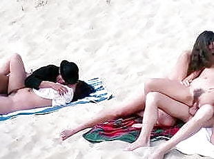 Poilue, Orgie, En plein air, Public, Fellation, Allemand, Vintage, Sexe de groupe, Plage, Européenne