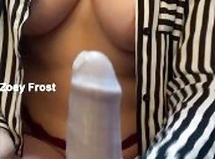 Horny Big Tits Girl Playing With Dildo