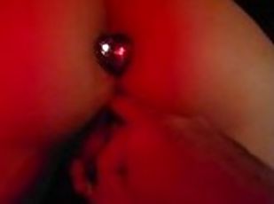 Orgasmo, Amador, Babes, Mulher madura, Dedos, Caebça vermelha, Rabo