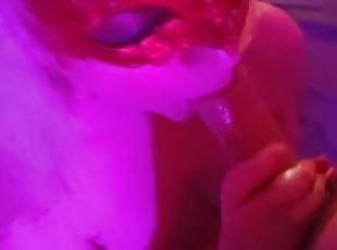 Blowjob, Stor pikk, Deepthroat, Creampie, Pov, Cum, Blond, Oral, Petite, Pikk