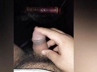 masturbation, amateur, ejaculation-sur-le-corps, énorme-bite, jouet, branlette, solo, bite