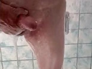 Banyo yapma, Mastürbasyon (Masturbation), Üstüne/yüzüne boşalma, Mastürbasyon, Meni, Delinmiş, Duş, Tek kişilik, Iki cinsiyetli, Gerçeklik