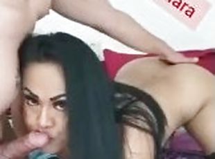 Asiático, Transexual, Mamada, Polla enorme, Travesti, Bonita, Polla