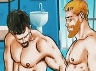 Dubur, Zakar besar, Homoseksual, "creampie", Pasangan, European, Euro, "hentai", Berotot, Penjara (Prison)