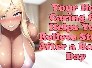 Your Hot Caring GF Helps You Relieve Stress After a Rough Day ? ASMR Audio Roleplay