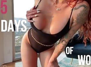 Velike joške, Amaterski, Sužnja, Rdečelaska, Pov, Joške, Solo, Dominacija, Femdom, Tattoo