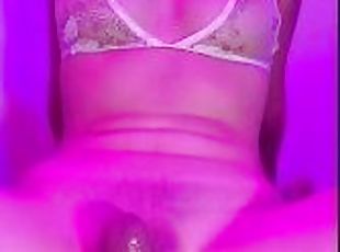 POV - She rubs my dick with her pussy until CUM