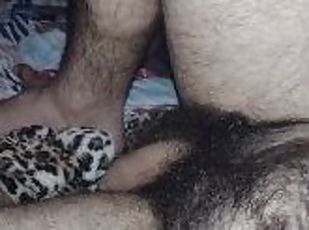 Papa, Grosse, Poilue, Énorme, Masturbation, Amateur, Énorme bite, Gay, Branlette, Massage