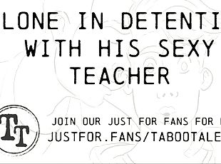 Erotic audio MFM: alone in custody with his sexy teacher