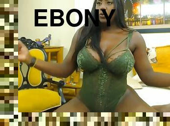 Ebony goddess tease