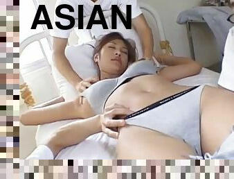 asiatique, ejaculation-sur-le-corps, milf, japonais, ejaculation-interne