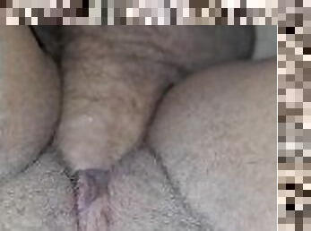 zarastené, pička, amatérske, milfka, mamka, creampie, pár, bacuľaté, semeno, rozkošné-cute