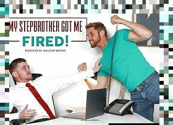 Naughty Stepbro Flip Fucks Hunk In Office - Ryan Jordan, Johnny Ford - NextDoorTaboo