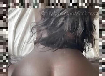 Ebony teen with big ass fucked by white guy, I found her on Hookmet.com