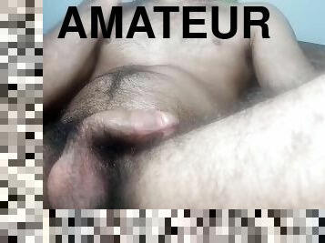 masturbation, amateur, énorme-bite, arabe, solo, bite