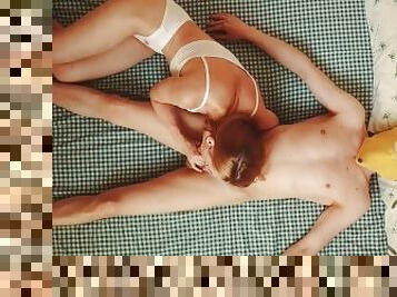 amatir, sayang, blowjob-seks-dengan-mengisap-penis, cumshot-keluarnya-sperma, remaja, menelan, sperma, cantik, oral-melalui-mulut, penis