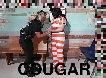 lesbienne, milf, maman, bdsm, kinky, belle, fétiche, bondage, prison-prison, cougar