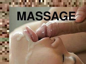 Warm massage turns naughty and hot