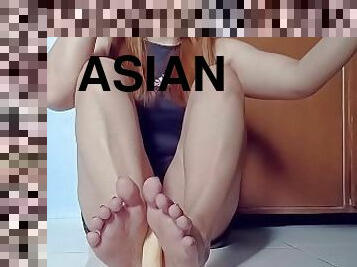 asiatiche, amatoriali, ragazze-giovani, piedi, sporcaccioni, feticci, solitari, banane, dita