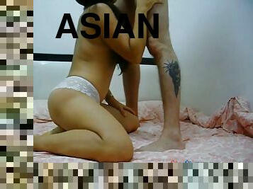 asiatique, amateur, hardcore, gangbang, putain