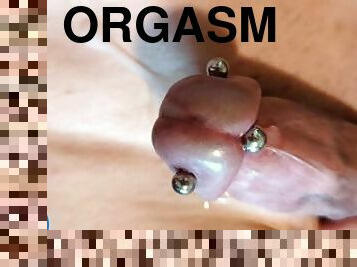 orgasme, sperm, piercet