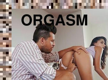 masturbação, orgasmo, adolescente, hardcore, bonita