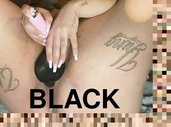 OnlyFans Star Creams On Black Dildo