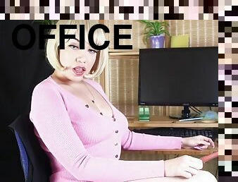 أسلوب-هزلي, مكتب-office, سكرتيرة, هواة, أسود, وقحة, كلبة, شقراء, عاهرة-fucking, تداخل