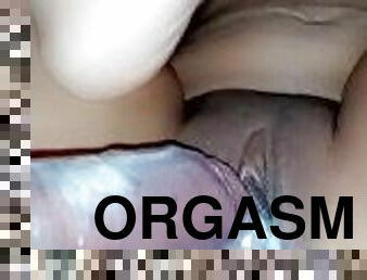 orgasme, fisse-pussy, sprøjte, amatør, udløsning, kæmpestor-pik, hindu, creampie, sort, sperm