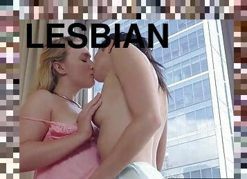 Sensual lesbian babes lick cunts and assholes