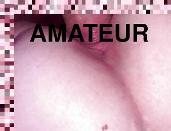 levrette, énorme, chatte-pussy, femme, amateur, ejaculation-sur-le-corps, énorme-bite, milf, maison, point-de-vue