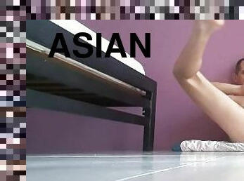 एशियाई, सार्वजनिक, अव्यवसायी, बड़ा-लंड, वेब-कैमरा, बुत, एकल, फुट-जॉब, लंड