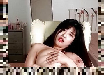 asian, payu-dara-besar, amateur, webcam, solo, orang-korea