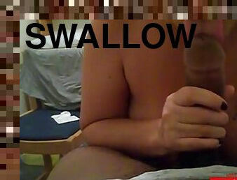 Bbw deepthroats bbc swallows cum