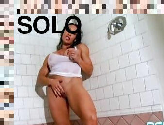 imbaiere, dildo, dus, solo