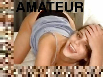 gros-nichons, amateur, ados, blonde, webcam, danse, bout-a-bout