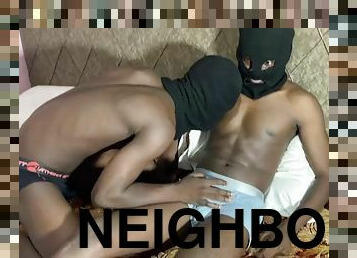 My straight neighbor is horny for my BBC