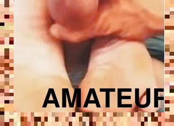 amatör, cumshot, gigantisk-kuk, tonåring, fötter, pov, fetisch, footrunk, kuk