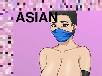 azijski, velike-sise, pička-pussy, kurva-slut, animacija, hentai, obrijani, brinete, prsti