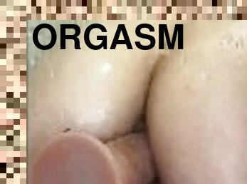 cul, baignade, masturbation, orgasme, femme, amateur, milf, black, brésil, pute