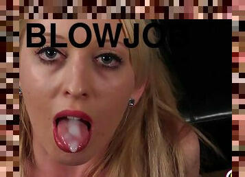 Marvelous tart blowjob porn video