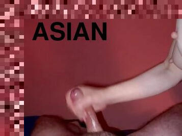 asiático, orgasmo, coño-pussy, amateur, maduro, masaje, polla
