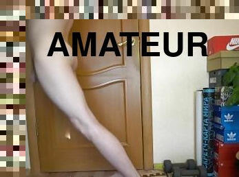 sport, amateur, gay, européenne, euro, fétiche, solo, minet, séance-dentraînement