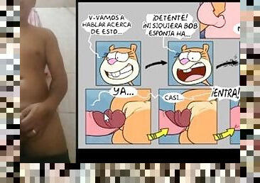 Patricio enseñándole a la arenita a follar hentai sin censura